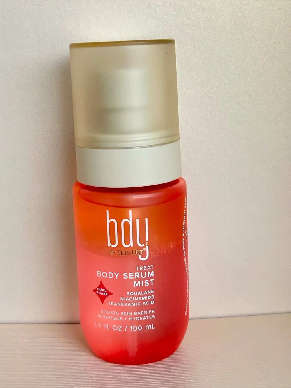 bdy. Brightening Dual Phase Body Serum Mist with Niacinamide + Squalane